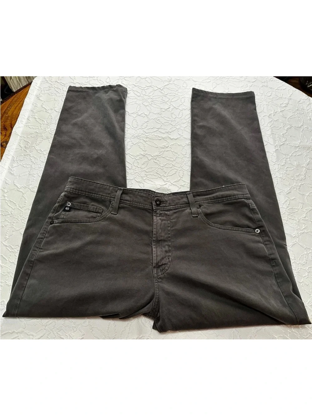 Adriano Goldschmied Men’s 36x34 (Inseam Is 30) Gray Graduate Tailored Leg Pants